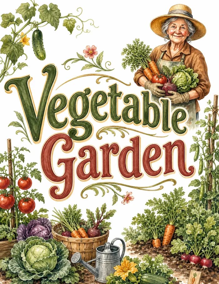 Vegetable Garden section divider